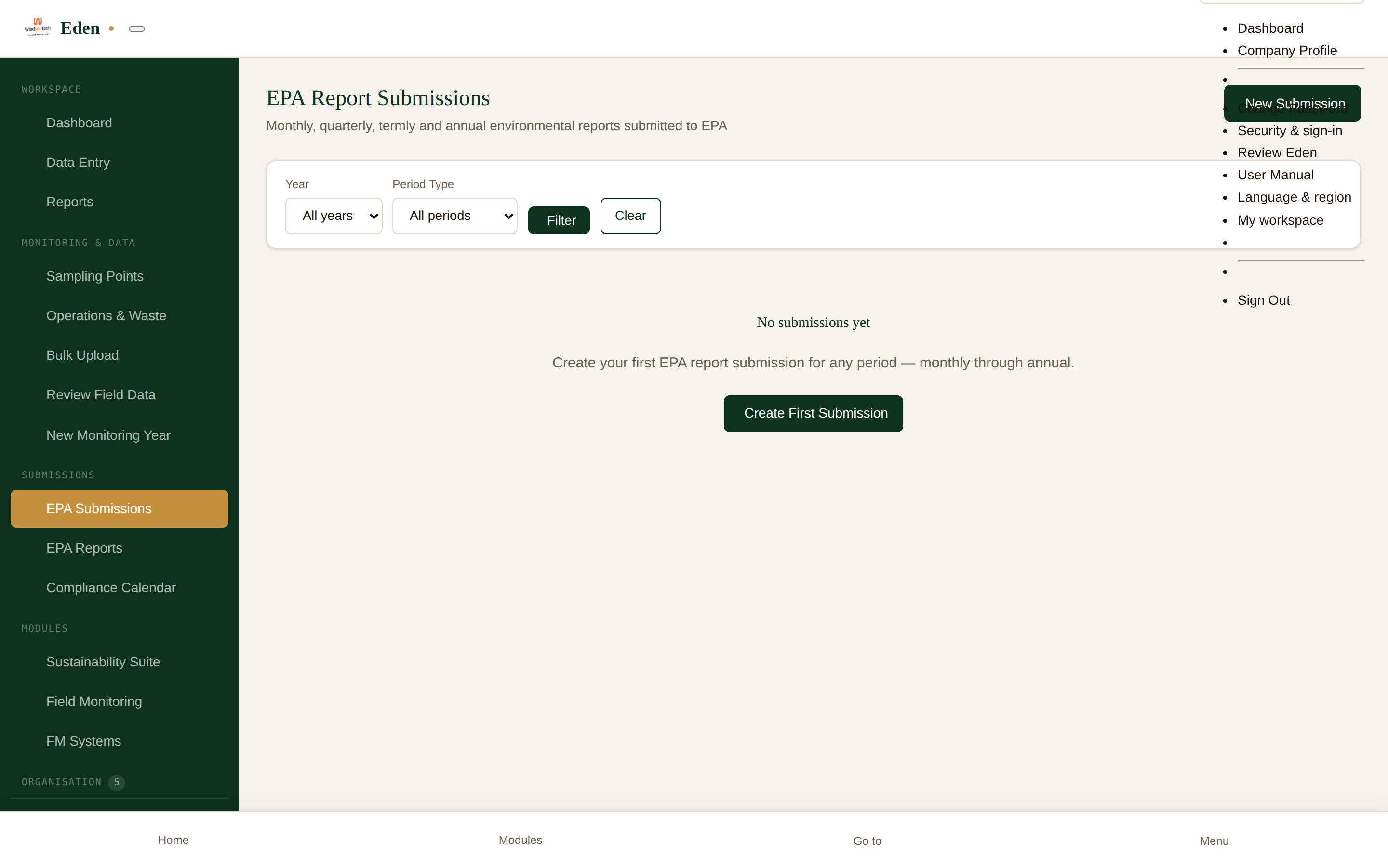 Making a submission